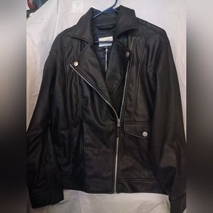 Universal thread Women's Faux Leather Moto Jacket